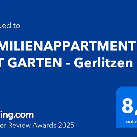 Familienappartment Mit Garten - Gerlitzen Apartment